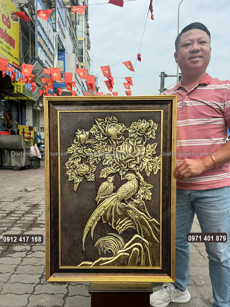 Nền tranh hun n&acirc;u giả cổ 